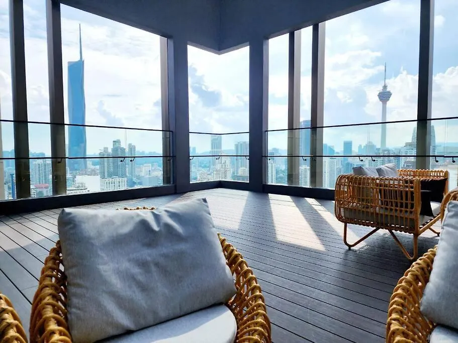 아파트 Bukit Bintang Pavillion Skypool 1Bedroom 4Pax 쿠알라룸푸르