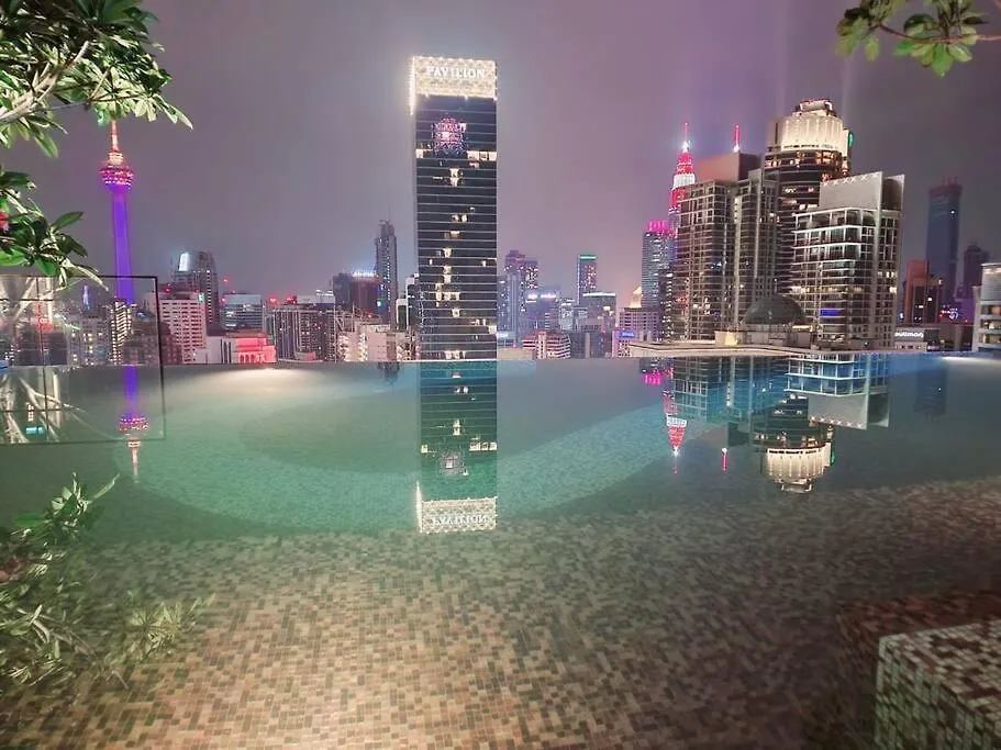 아파트 Bukit Bintang Pavillion Skypool 1Bedroom 4Pax 쿠알라룸푸르