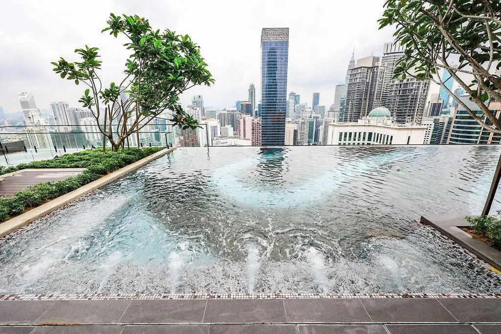 아파트 Bukit Bintang Pavillion Skypool 1Bedroom 4Pax 쿠알라룸푸르 말레이시아