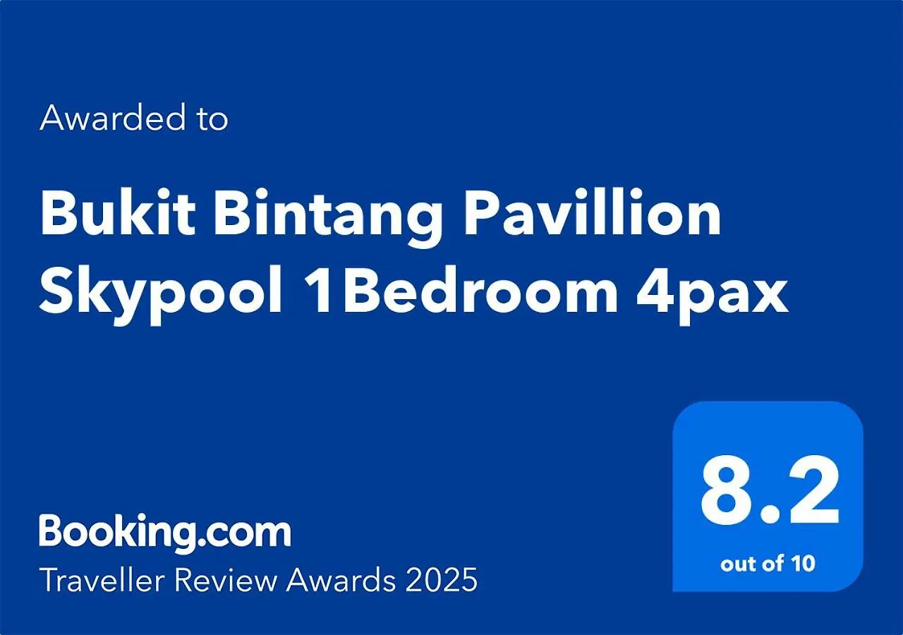 아파트 Bukit Bintang Pavillion Skypool 1Bedroom 4Pax 쿠알라룸푸르